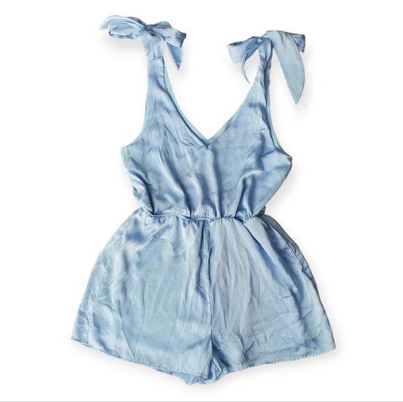 Altar'd State Pants - Altar'd State Light Blue Romper